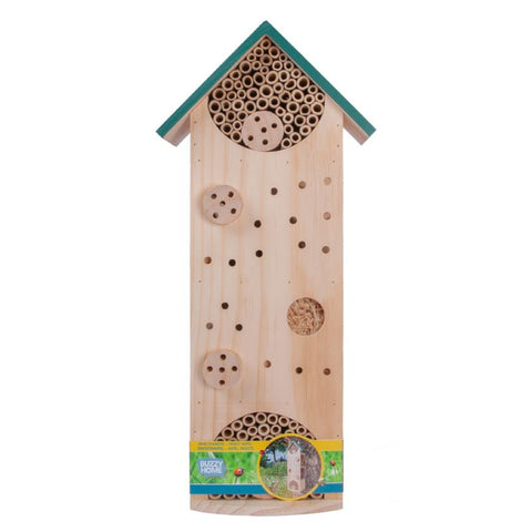 Insecten Hotel Groen 23,5 x 12 x 50,5cm
