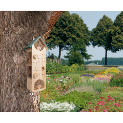Insecten Hotel Groen 23,5 x 12 x 50,5cm