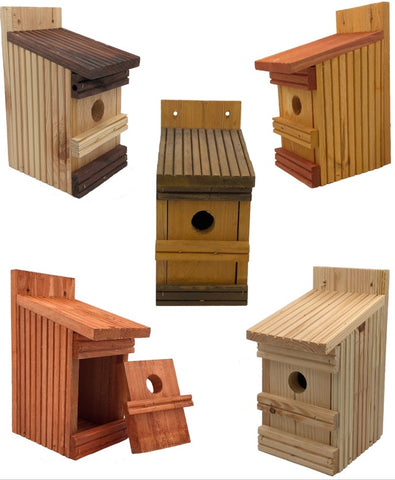 5x Vogelhuisje – Nestkastje set van 5