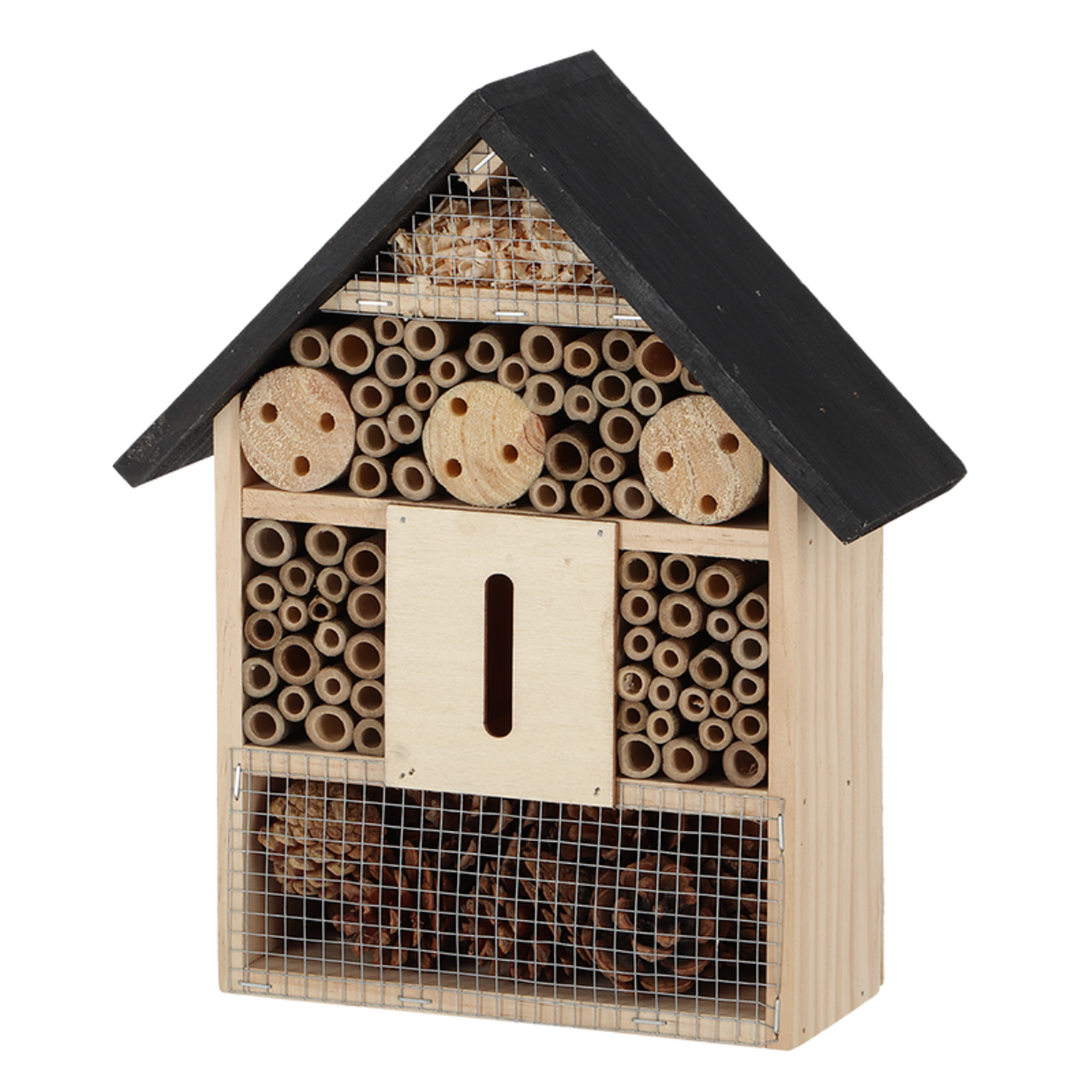 Basic insectenhotel L  24,6 x 9,5 x 29 cm