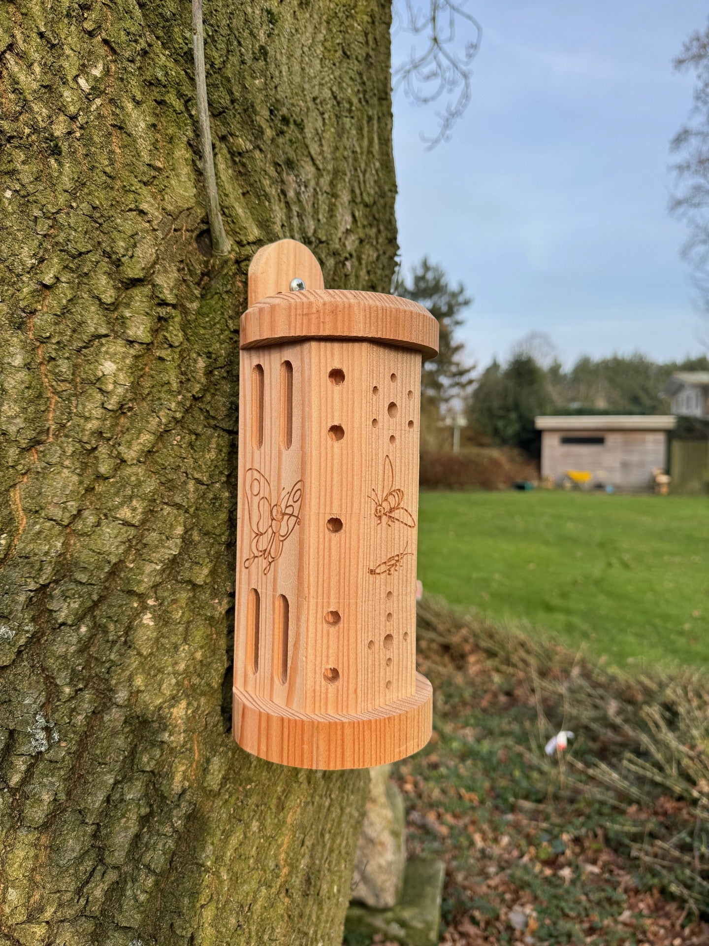 insectenhotel "LARIX" 12 x 12 x 25 cm