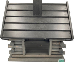 Groot voederhuisje op paal - Vogelvoederhuisje 156 cm