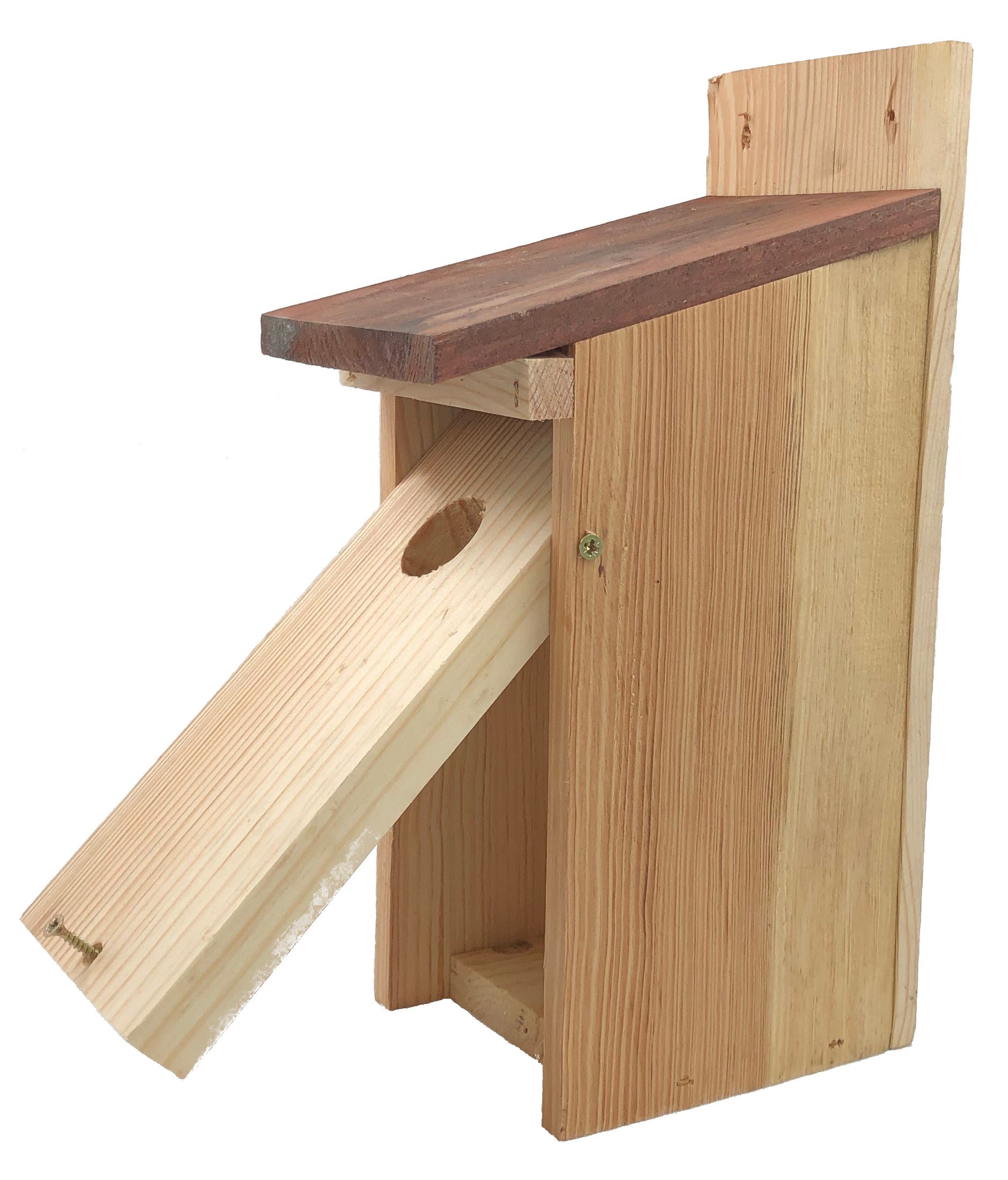 Vogelhuisje koolmees zijkant