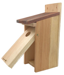 Vogelhuisje koolmees zijkant