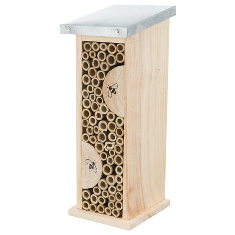 Bijenhotel Hout 11x14x30 cm
