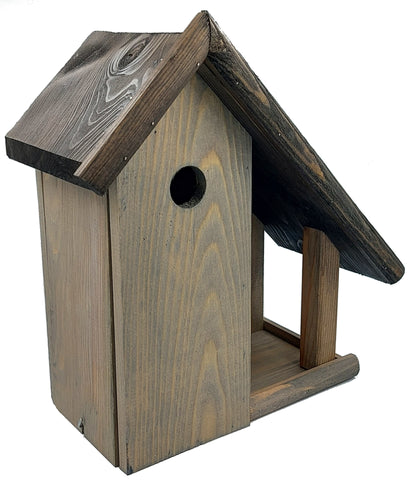 Vogelvoederhuisje met Nestkast XL 34 x 32 x 34 cm