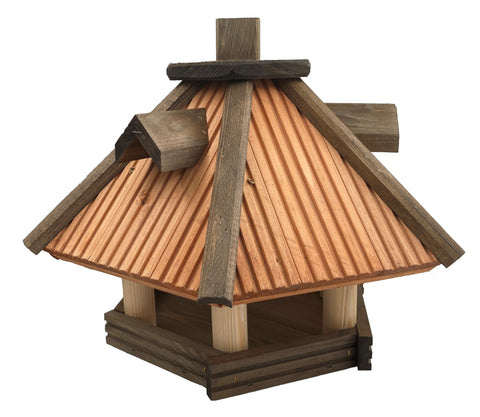 Vogelvoederhuisje met Nestkastje  45 x 38 x 35 cm