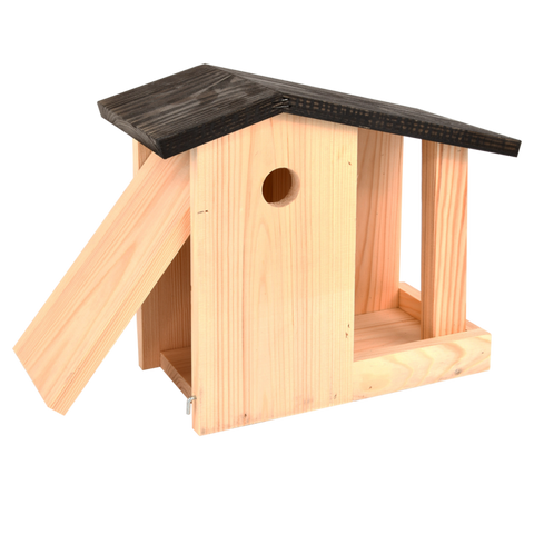 Nestkast en voedertafel 2 in 1 . 27,1 X 13,7 X 23,6 cm