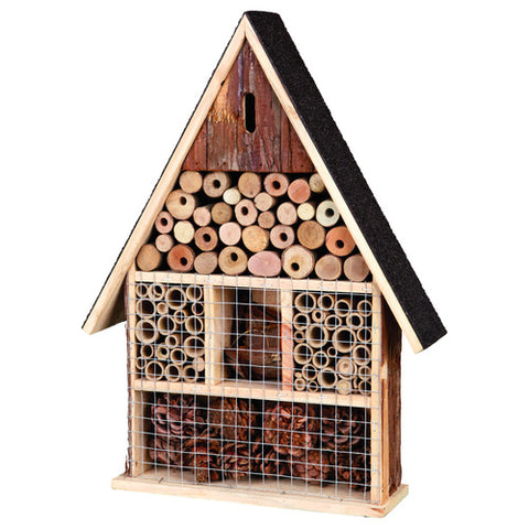 Natural living insectenhotel Bruin 35x9x50 cm