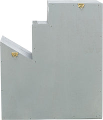 Bijenhotel 3-delig Grijs 30 x 12 x 35