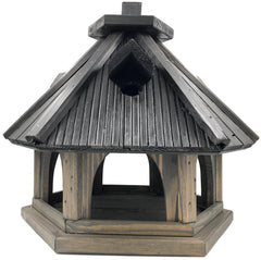 Vogelvoederhuisje met Standaard - 123 cm - Grijs - FSC