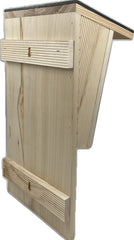 Vleermuiskast leisteen dakje 18x40x20 cm Vlonderhout