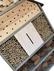 Insectenhotel groot vrijstaand 11,5 x 57 x 80 cm Bijenhotel
