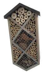 Insectenhotel 7-kamers 17 x 11 x 42 cm. Bijenhotel