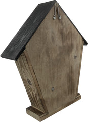 Insectenhotel Bijenhotel 9 x 32 x 36 cm. Zwart gevlamd