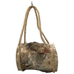 Bijenhotel berk hangend bamboe 16 x Ø13 cm Insectenhotel