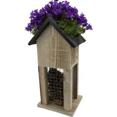 Insectenhotel Bloempot groot 18 x 15 x 35 cm Dennenappel