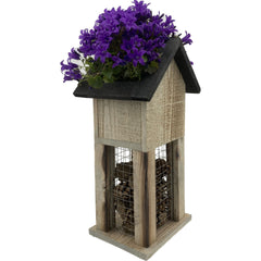 Insectenhotel Bloempot groot 18 x 15 x 35 cm Dennenappel