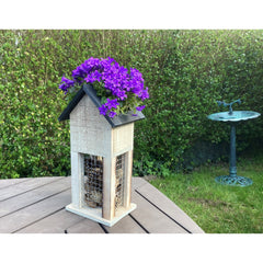 Insectenhotel Bloempot groot 18 x 15 x 35 cm Dennenappel