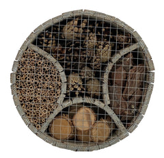 Insectenhotel Rond Ø 25 x 7 cm. Bijenhotel