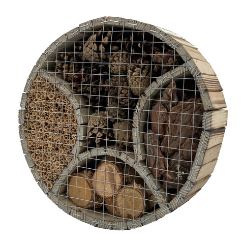 Insectenhotel Rond Ø 25 x 7 cm. Bijenhotel
