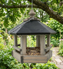 Hangend Vogelvoederhuisje - Vogelhuisje FSC Hout - 30x30x30 cm