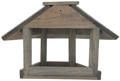 Vogelvoederhuisje Wandmodel - Vogelhuisje FSC Hout - 31x48x21 cm