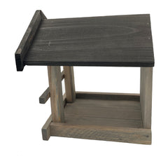 Vogelvoederhuisje - Wandmodel Vogelhuisje - FSC Hout - 21x23x26 cm