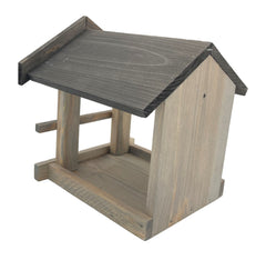 Vogelvoederhuisje - Wandmodel Vogelhuisje - FSC Hout - 21x23x26 cm