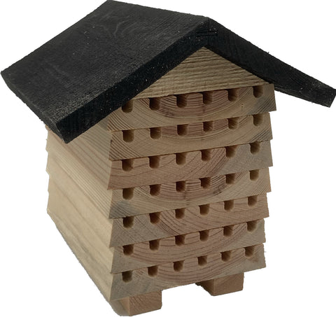 Bijenhotel 18 x 16 x 18 cm. Insectenhotel
