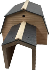 Egelhuis 28,5 x 50 x 22,5 cm met Lei-dakje Duurzaam