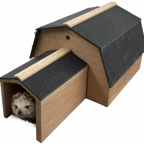 Egelhuis 28,5 x 50 x 22,5 cm met Lei-dakje Duurzaam