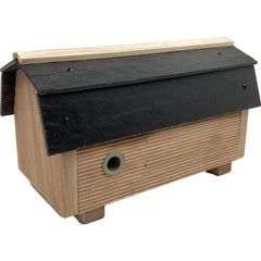Hommelhotel met leien dakje 14 x 29 x 17 cm Insectenhotel