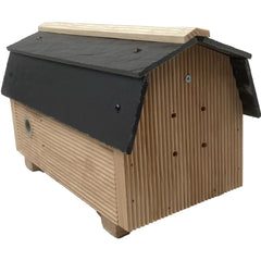Hommelhotel met leien dakje 14 x 29 x 17 cm Insectenhotel