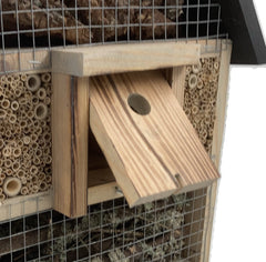 Insectenhotel met hommelhotel 10 x 34 x 54 cm bijenhotel