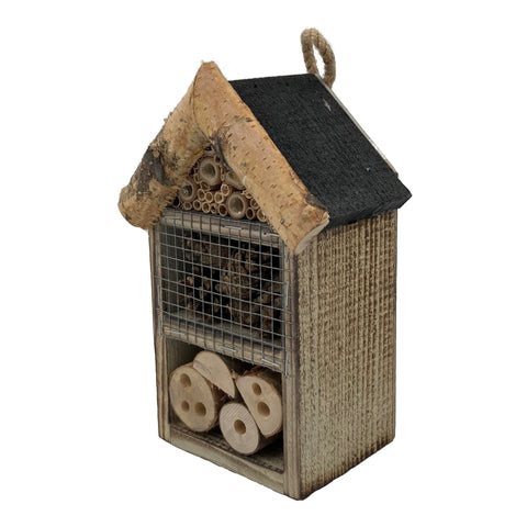 Klein Insectenhotel Hangend 14 x 10 x 21 cm Bijenhotel