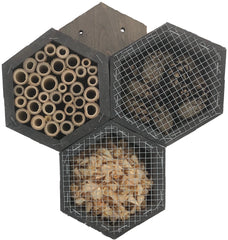 Insectenhotel 11 x 27 x 33 cm. - Bijenhotel Honingraat