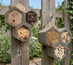 Insectenhotel 11 x 27 x 33 cm. - Bijenhotel Honingraat