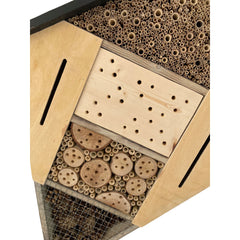 Groot Insectenhotel 11,5 x 57 x 79 cm Vlinder- Bijenhotel