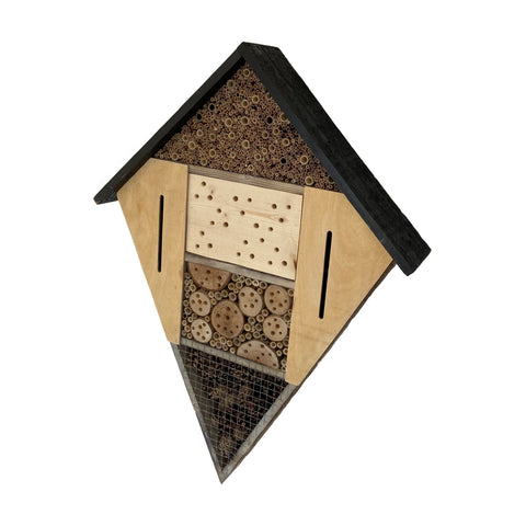 Groot Insectenhotel 11,5 x 57 x 79 cm Vlinder- Bijenhotel