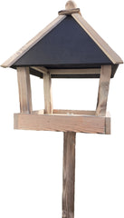 Groot Vogelvoederhuisje Standaard Hout 142 cm - Vogelhuisje