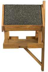 Vogelvoederhuisje Wand - Vogelhuisje FSC Hout - 26x26x28 cm
