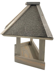 Vogelvoederhuisje Wandmodel - Vogelhuisje FSC Hout - 31x48x21 cm