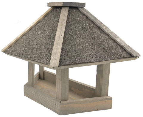 Vogelvoederhuisje Wandmodel - Vogelhuisje FSC Hout - 31x48x21 cm