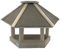 Vogelvoederhuisje Wandmodel - Vogelhuisje FSC Hout - 31x48x21 cm