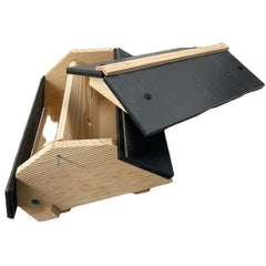 Hommelhotel XL 28 x 30 x 18 cm Insectenhotel met Leien dak