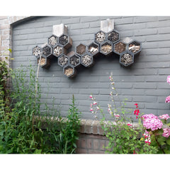 Bijenhotel met Bloempot 33 x 23 x 11 - Insectenhotel