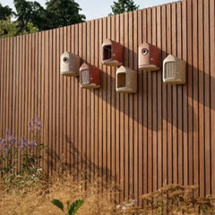 cosy insect hotel 18cm paddenstoel beige