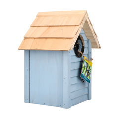 Nestkast - Beach Hut Aruba Blue  24 x 18 x 15 cm