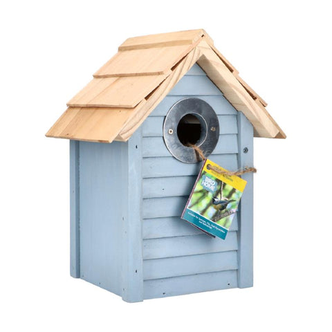Nestkast - Beach Hut Aruba Blue  24 x 18 x 15 cm
